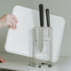 Japanese ASVEL stainless steel cutting board stand integrated knife stand