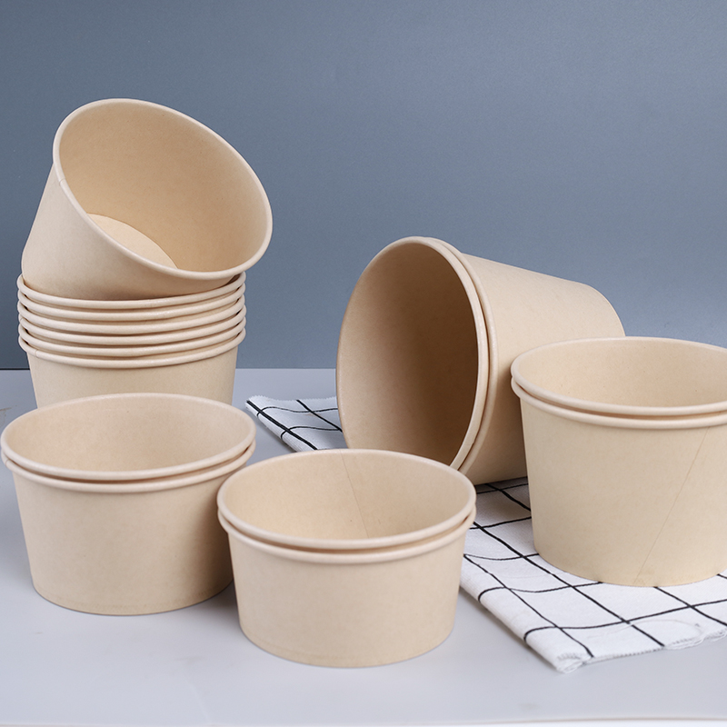 一次性碗餐盒打包盒饭盒泡面纸碗家用野餐结婚外卖碗筷套装整箱批