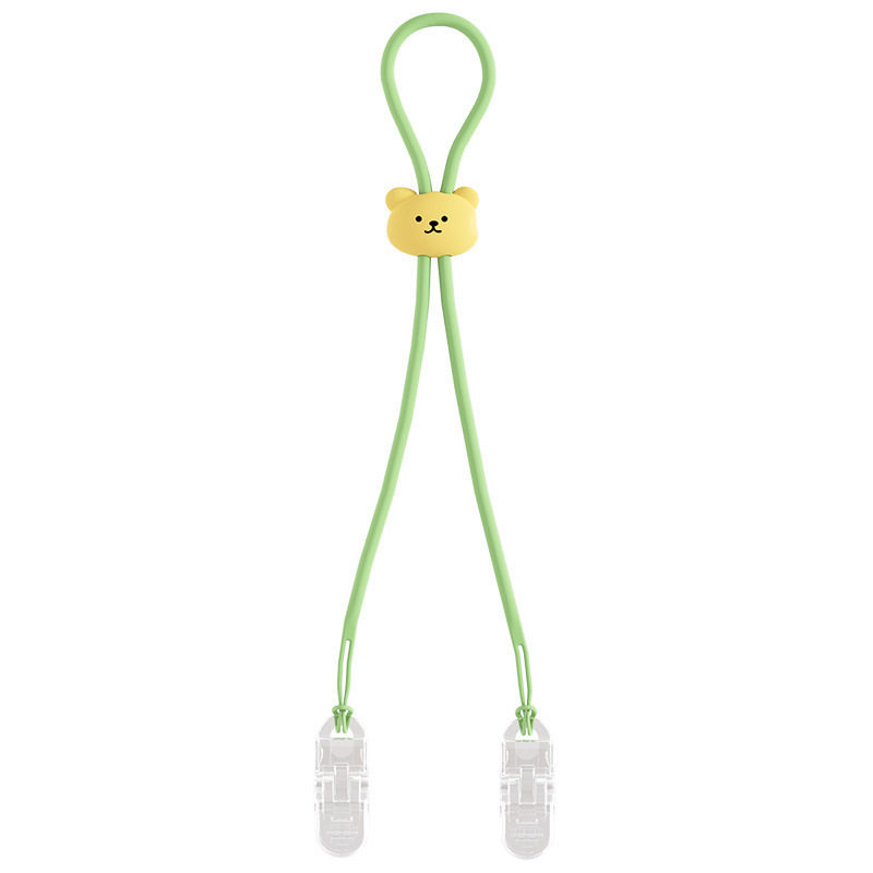 婴童餐巾夹硅胶纸巾夹挂脖餐巾夹成人可用吃饭防脏口水夹嗦粉专用