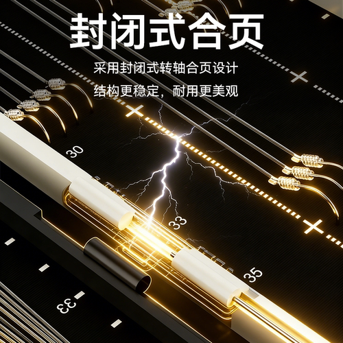 雷臣新款机械师竞技双层超薄子线盒加长鱼钩盒绒布内衬仕挂盒线盒 - 图3