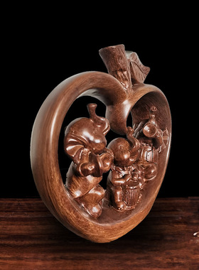 树脂工艺品大象创意摆件家居饰品新中式办公室摆件女孩男生礼物