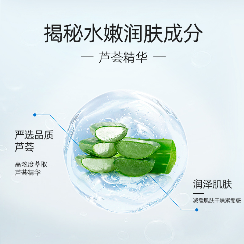 卡伊莲芦荟保湿沐浴露柔滑嫩肤清爽洗澡沐浴露大容量家庭装