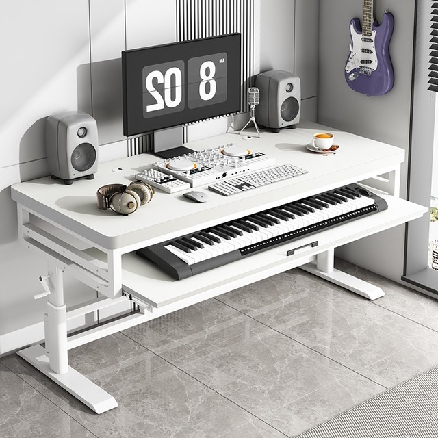 Lifting arrangement table electronic piano workbench