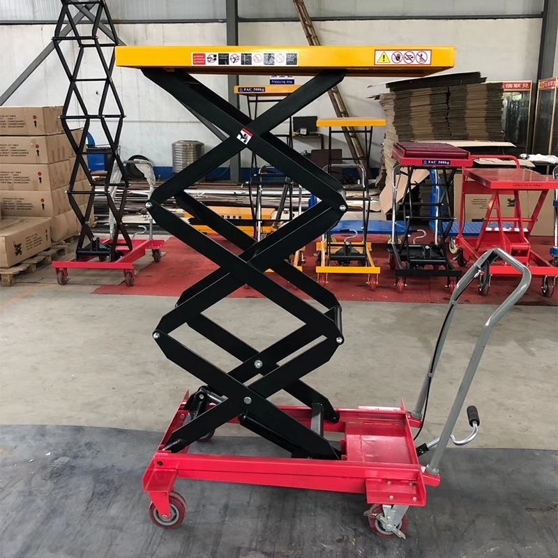 小型移动剪叉式升降平台车 手动/电动搬运装卸升降机 液压升高机,淘宝优惠券,粉丝福利购,淘宝优惠卷