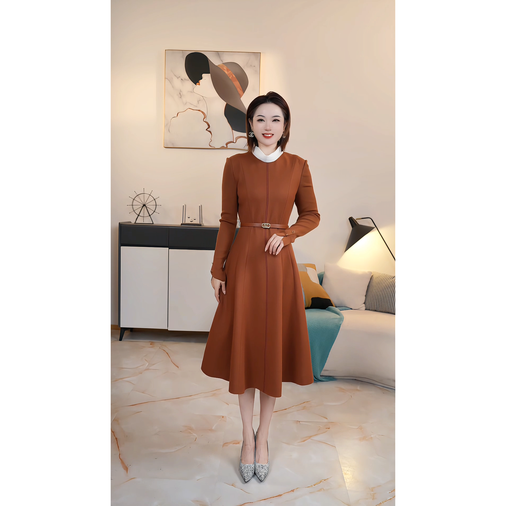 【撤柜清仓】D高端大码原创遮肉显瘦连衣裙 DA81,淘宝优惠券,粉丝福利购,淘宝优惠卷