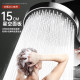 Pommeau de douche à grande sortie d'eau, trou Super grossier, pomme de douche à grand panneau super super boosté, robinet de bain domestique