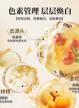 [院线级特证美白精华]芬缇妮美白祛斑精华液淡色斑淡痘印去黄断黑