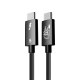 Xinjumo ແມ່ນເຫມາະສົມສໍາລັບ Apple Huawei PD240W ໂນ໊ດບຸ໊ກທີ່ສາກໄວໃນຄອມພິວເຕີ Mac ທີ່ເຂົ້າກັນໄດ້ກັບ USB Thunderbolt 4/3 coaxial Thunderbolt 5 ສາຍຂໍ້ມູນ 4 ຟັງຊັນເຕັມແບບ dual typec ຈໍສະແດງຜົນ 8K