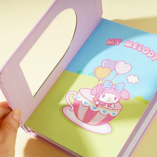 美乐蒂卡通手账本磁扣本可爱高颜值A6学生日记本记事本彩页笔记本,淘宝优惠券,粉丝福利购,淘宝优惠卷
