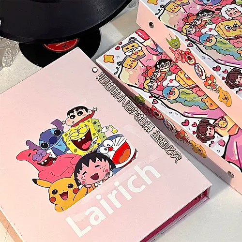 Мультяшная карточная книга, фотография для визитных карточек, система хранения, 3 дюймов