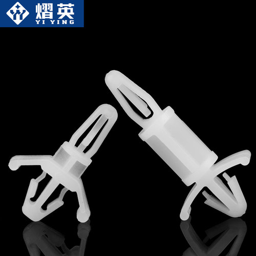 开孔4~5mm尼龙隔离柱PC板塑料间隔支柱线路板支架卡扣式固定柱LCS - 图1