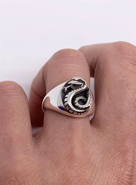 德拉科马尔福金属蛇形戒指男女开口蛇院哈利波特斯莱特林学院礼物
