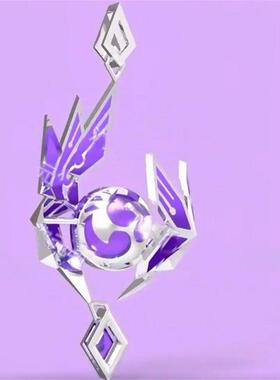 新款雷神之瞳项链神瞳吊坠动漫游戏周边锁骨链创意衍生手作送礼物