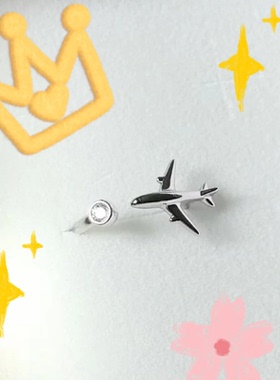飞机戒指精致时尚独特创意个性食指指环简约百搭日常配饰送生日