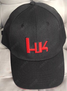 少女前线HK416同款鸭舌帽棒球帽 黑色刺绣字母帽HK 游戏二次元帽