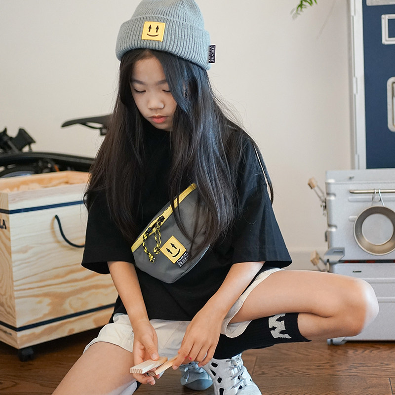 theMADHATcher「天地用」腰包亲子潮斜挎包笑脸成人儿童共用,淘宝优惠券,粉丝福利购,淘宝优惠卷