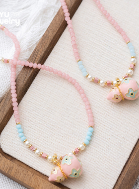 2025新款彩色滴油葫芦串珠项链