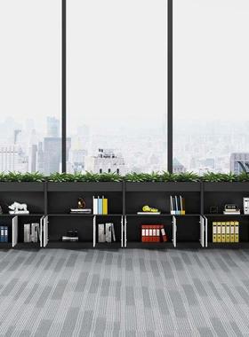 办公柜文件柜隔断花槽资料收纳杂物柜落地式办公室柜子矮柜储藏柜