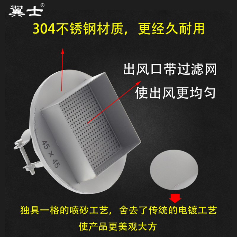 850风枪嘴BGA返修台喷嘴热风枪拆焊台方形风嘴风枪头芯片植球风咀 - 图0