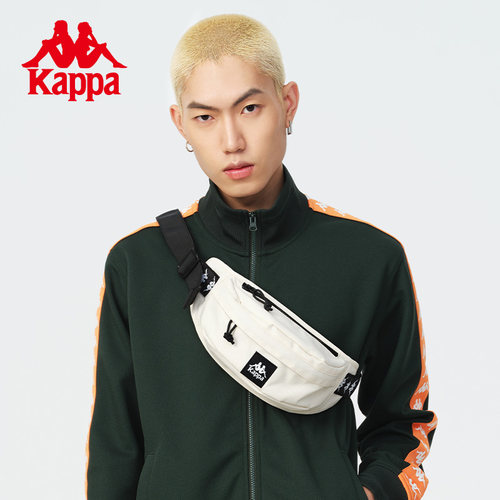 Kappa卡帕 新款正品斜挎包男女单肩通勤胸包潮流运动手机小挎包 - 图0
