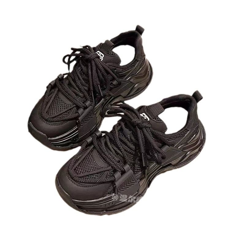 明星同款老爹鞋女ins潮新款百搭灰色运动鞋厚底跑步鞋潮