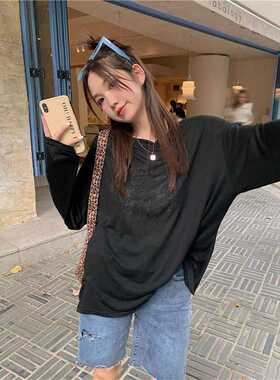 防晒长袖天丝莱赛尔打底T恤女