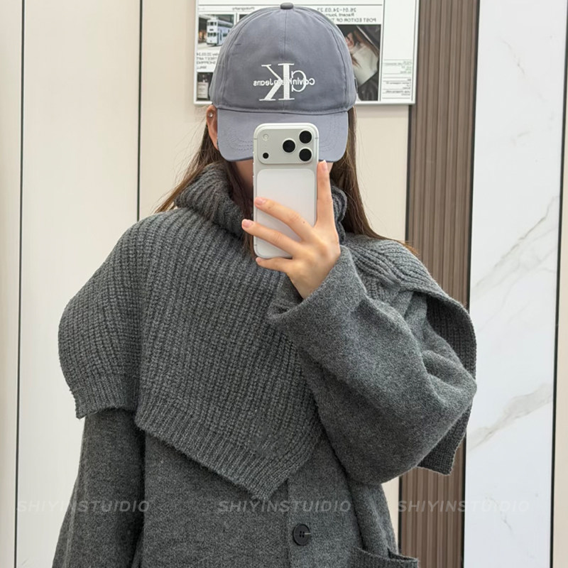 韩版高领套头围巾女2025新款冬季保暖围脖配外套针织脖套外搭披肩,淘宝优惠券,粉丝福利购,淘宝优惠卷
