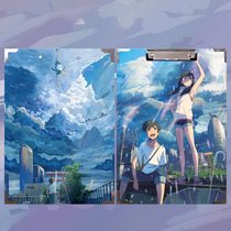 Secondary Yuan Xinghai SeaCheng Weather Son Perimeter Plywood Painting A3A4 Cartoon Cushion wood Hard plywood customizable