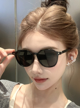 欧美辣妹气质墨镜女款新款防紫外线韩版高级感复古多边形太阳镜潮