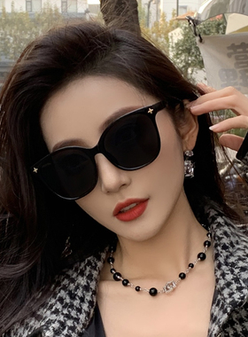 复古猫眼墨镜防晒美式