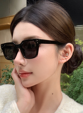 墨镜女款辣妹韩版茶色显脸小2025年新款高级感防紫外线太阳眼镜男