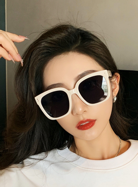防紫外线方形韩版大脸显瘦墨镜女