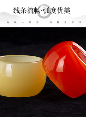 大口杯琉璃玛瑙多种颜色杯子现货单杯个人茶盏茶具