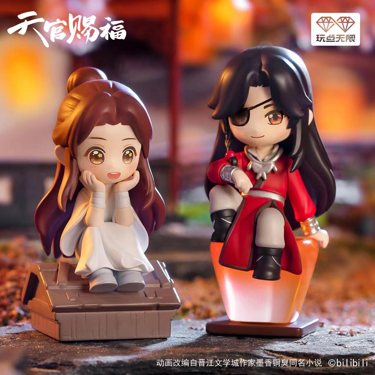 正版天官赐福幸与君逢盲盒手办驱银蝶谢怜花城人气cp动漫周边公仔