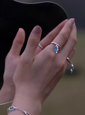 tripletipsy张艺凡同款开口戒