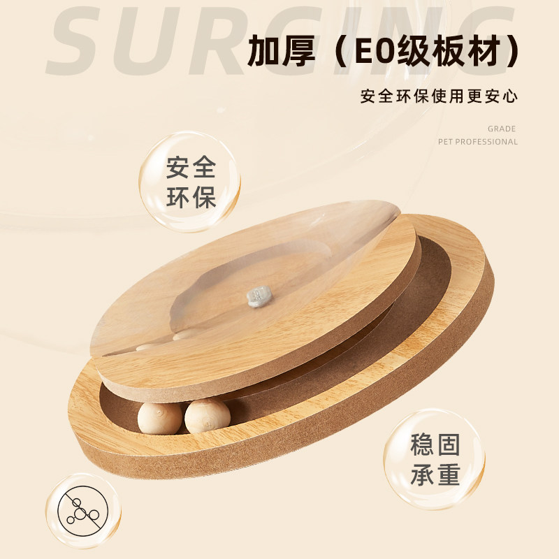 太空舱猫窝夏季透明亚克力猫咪安全感窝网红猫玩具转盘四季通用,淘宝优惠券,粉丝福利购,淘宝优惠卷