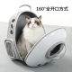Pet outing transparent cat bag cat breathable space capsule backpack cat bag large capacity side opening pet bag