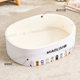 White ox cardboard cat scratching board to deepen the cat nest, scratch-resistant, wear-resistant and crumb-free cat claw board, cat scratching basin, cat claw grinding