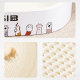 Meowlis cat scratching board cat litter all-in-one scratch-resistant and wear-resistant white corrugated paper cat claw grinding toy does not shed crumbs scratching basin