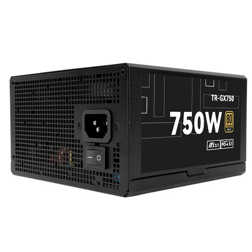 利民TR-GX750金牌全模组电源 750W日系主电容650W/ATX3.1电源850W - 图0