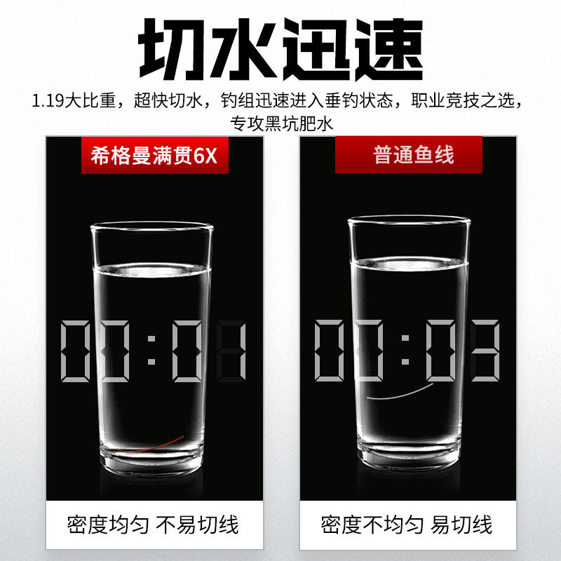 希格曼满贯6x正品进口原丝强力子线 希格曼鱼线