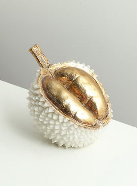 创意轻奢榴莲树脂摆件