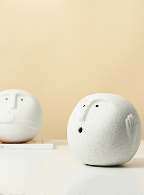 极简ins风抽象小人趣味陶瓷摆件