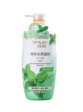 诗朗海马香水沐浴露薄荷樱花香氛持久留香滋润保湿家庭装男女正品