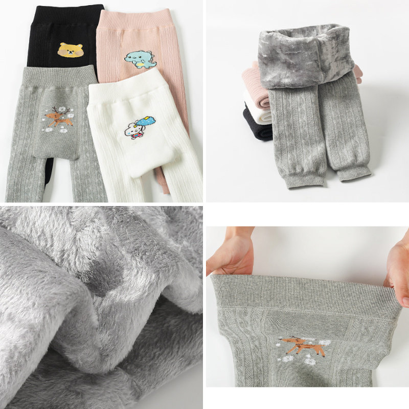 婴儿大PP加绒打底裤秋冬款男女宝宝加厚长裤保暖新生儿女童棉裤袜,淘宝优惠券,粉丝福利购,淘宝优惠卷