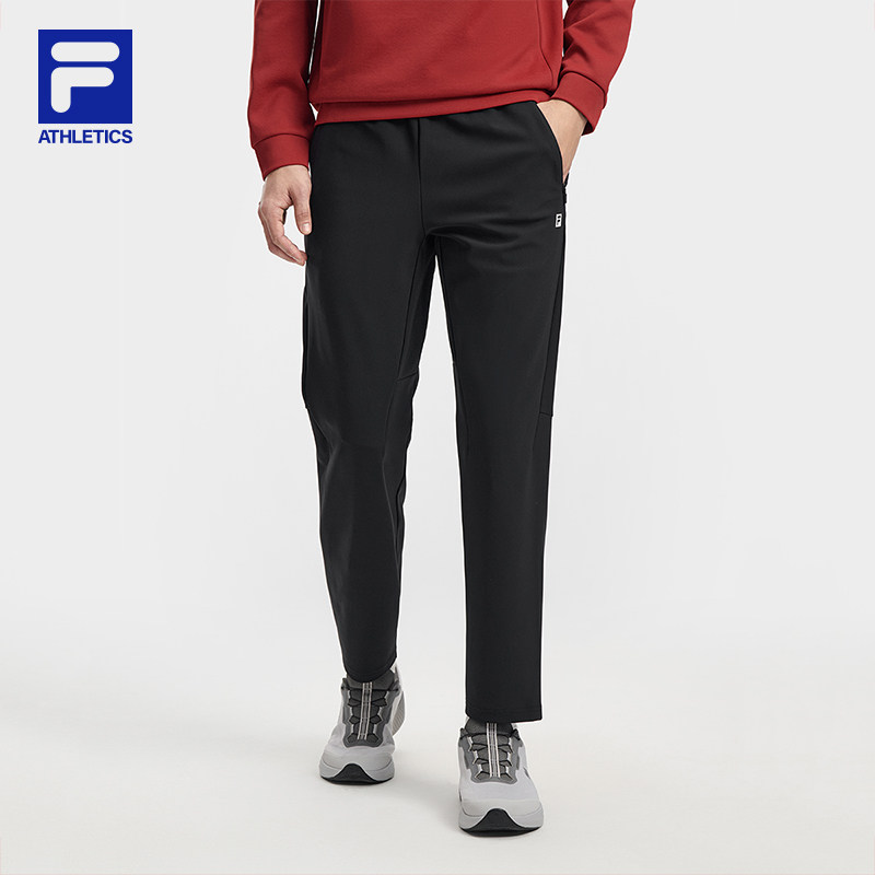 FILA 斐乐官方男士针织长裤2026春季新款健身运动简约基础直口裤,淘宝优惠券,粉丝福利购,淘宝优惠卷