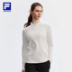 FILA women's knitted long-sleeved shirt