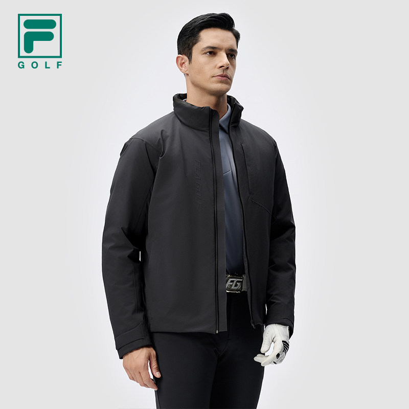 FILA斐乐男士羽绒服2025冬新款高尔夫防水透湿保暖立领鹅绒外套,淘宝优惠券,粉丝福利购,淘宝优惠卷