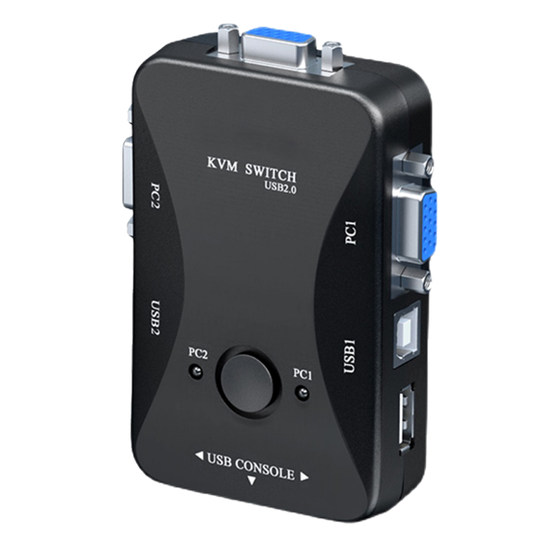 Vga two-in-one-out keyboard video KVM switch