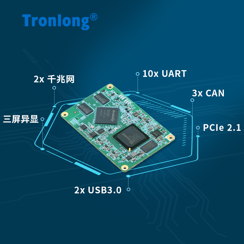 创龙瑞芯微RK3568J+FPGA工业核心板 全国产1.8GHz四核A55 Logos-2 - 图0